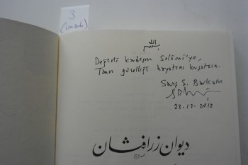 Divan-ı Zerefşan – Savaş Ş. Barkçin / Litera Yayıncılık, 325 s. (imzalı)