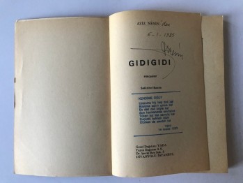 Gıdı-Gıdı – Aziz Nesin (Kaşeli ve İmzalı)