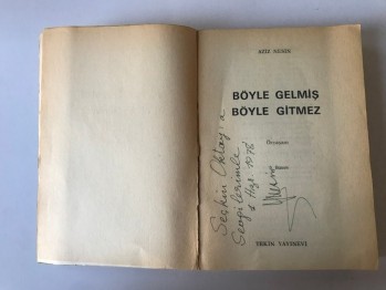 Böyle Gelmiş Böyle Gitmez 1 Yol – Aziz Nesin (İthaflı ve İmzalı)