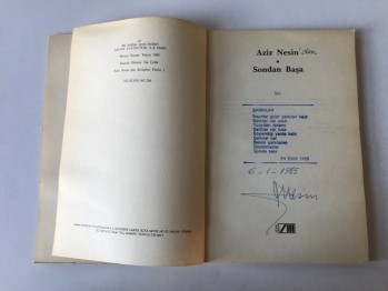 Sondan Başa – Aziz Nesin (Kaşeli ve İmzalı)