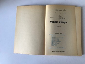 Yedek Parça – Aziz Nesin (Kaşeli ve İmzalı)
