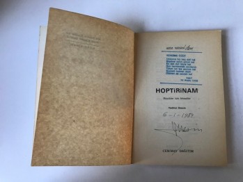 Hoptirinam – Aziz Nesin (Kaşeli ve İmzalı)