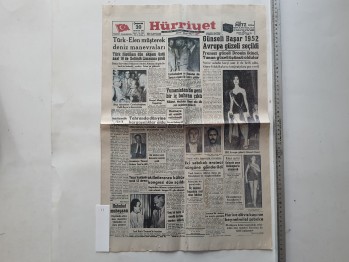 Hürriyet Gazetesi – 20 Ağustos 1952