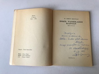 Eskil Tanrılardı Kaptan – M. Mesut Ertuğay (İmzalı)