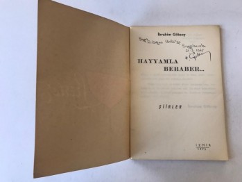 Hayyamla Beraber.. Şiirler – İbrahim Göksoy  (İmzalı)