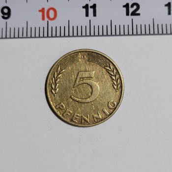 1950 Almanya 5 Fenik