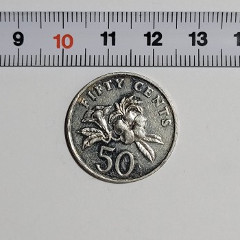 1995 Singapur 50 Cent