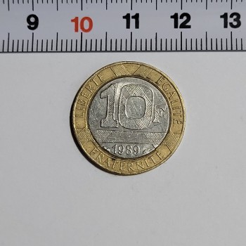 1989 Fransa 10 Frank