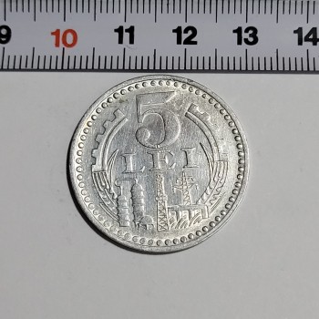 1978 Sosyalist Romanya 5 Lei