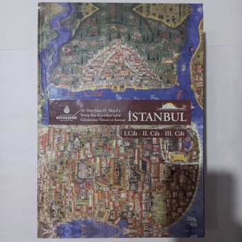 20. yüzyıl'dan 21. yüzyıl'a Necip Bey Haritaları'ndan günümüze öncesi ve sonrası İstanbul (3 cilt takım - Kutulu)