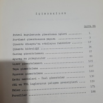 Çimento ve Çimentolama Operasyonları (Ciltli)