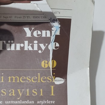 Yeni Türkiye 60 Ermeni Meselesi Özel Sayısı 1