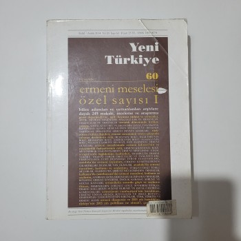 Yeni Türkiye 60 Ermeni Meselesi Özel Sayısı 1