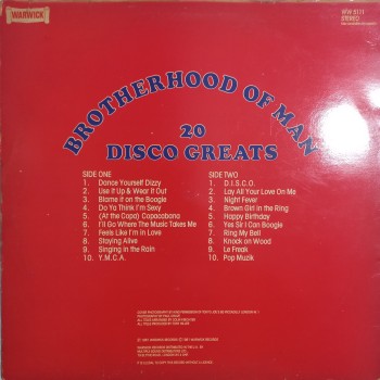Brotherhood Of Man - 20 Disco Greats