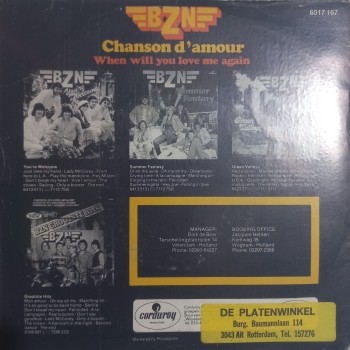 BZN - Chanson D'amour - When You love me Again