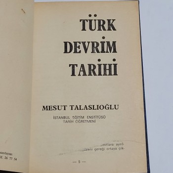 Türk Devrim Tarihi (Ciltli) - Yazar: Mesut Talaslıoğlu - 200s.