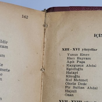 Halk Şiiri Antolojisi (Ciltli) - 1950 Varlık Yayınları - Yazar: Eflatun Cem Güney - 142s.