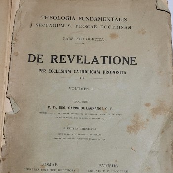 Katolik Kilisesi tarafından önerilen Vahiy kitabı, Cilt 1 - 1921, 564s.