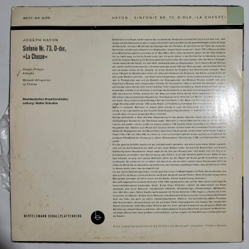 Joseph Haydn - Sinfonie Nr. 73, D-dur, >La Chasse<