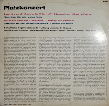 Platzkonzert - Overtüren Zu