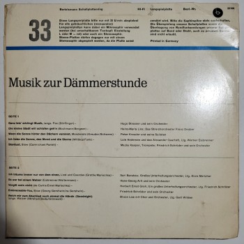Musik Zur Dämmerstunde