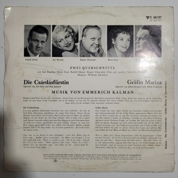 Die Csàrdàsfürstin, Gräfin Mariza - Musik Von Emmerich Kalman