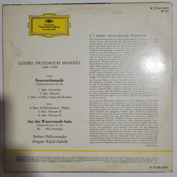 Georg Friedrich Händel - Feuerwerksmusik Aus der Wassermusik - Suite