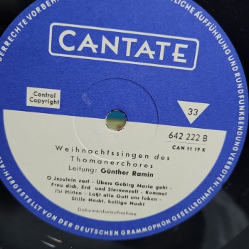 Weihnachtssingen des Thomanerchores Leitung - Günther Ramin
