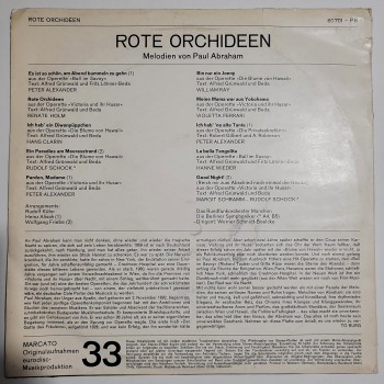 Rote Orchideen - Die Schönsten Melodien von Paul Abraham
