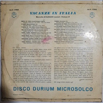 Vacanze in Italia - Raccolta di ballabili cantati - Volume 3