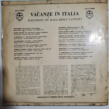 Vacanze in Italia - Raccolta di ballabili cantati