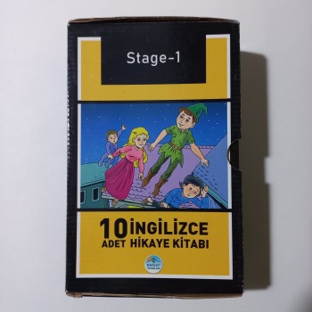 Stage-1 10 Adet İngilizce Hikaye Kitabı