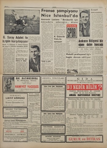 Ulus Gazetesi - 18 Kasım 1959 - Mareşal Eyüp Han bugün şehrimizde - 6 Sayfa
