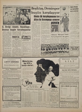 Ulus Gazetesi - 21 Kasım 1959 - Büyük Millet Meclisinde dün sözlü sorular görüşüldü - 6 Sayfa