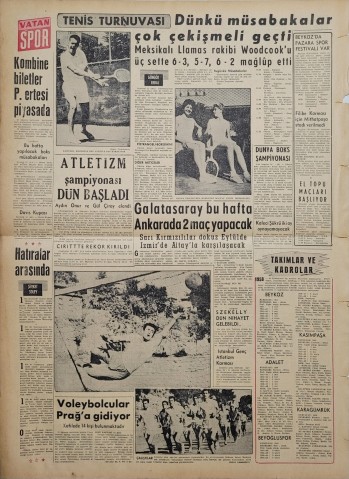 Vatan Gazetesi - 20 Ağustos 1958 - İzmir Fuarını Ticaret Bakanı bugün açacak - 6 Sayfa