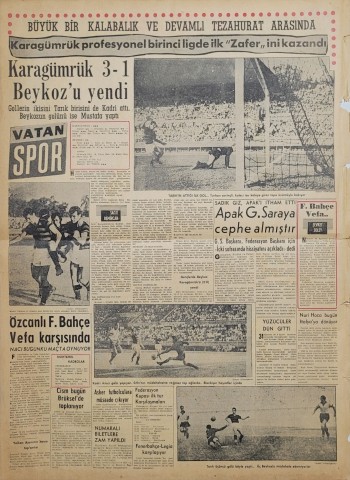 Vatan Gazetesi - 30 Ağustos 1958 - İnönü Bursalılara "Metin Olun" dedi - 6 Sayfa