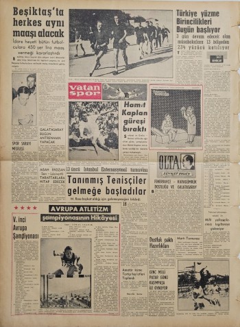 Vatan Gazetesi - 15 Ağustos 1958 - CHP Meclis Grubu Beklenen Toplantısını Bugün Yapıyor - 6 Sayfa