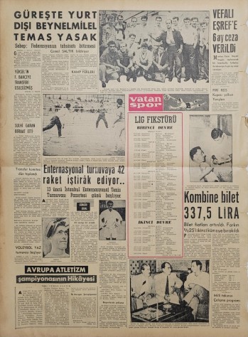 Vatan Gazetesi - 12 Ağustos 1958 - İktidar CHP'yi Beğenmiyor - 6 Sayfa