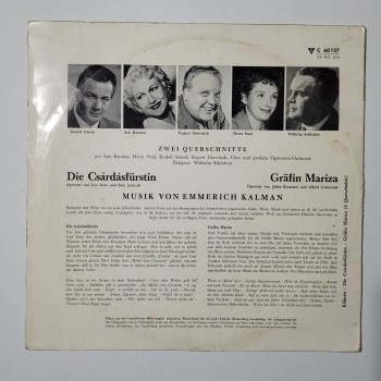 Die Csàrdàsfürstin, Gräfin Mariza - Musik Von Emmerich Kalman