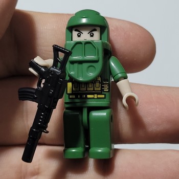 3 Adet Askeri Lego Figürü (Replika Lego)