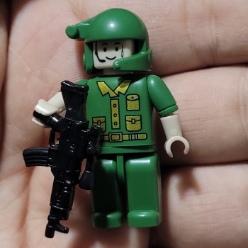3 Adet Askeri Lego Figürü (Replika Lego)