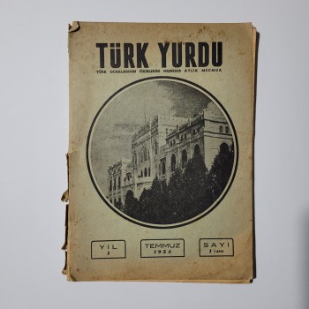 Türk Yurdu Türk Ocakları Mecmua Sayı 1 1954
