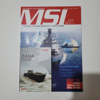 MSI Dergisi Sayı 177 - İDEF'19 Deniz Sistemleri Özel Sayısı