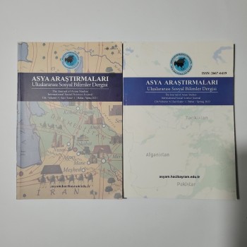 Asya Araştırmaları Uluslararası Sosyal Bilimler Dergisi Cilt: 5 ve 6 Sayı:1 2 Dergi Lot