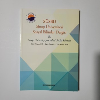 Sinop Üniversitesi Sosyal Bilimler Dergisi Cilt: 4 Sayı: 2