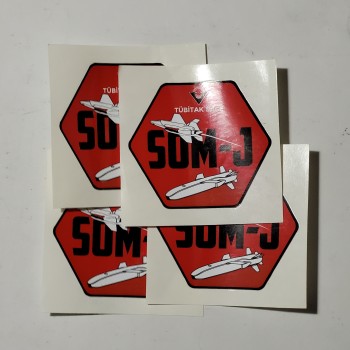 4 Adet Tubitak Sage Som-J Sticker