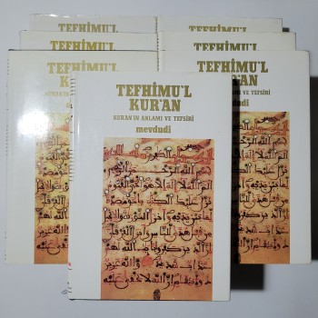 Tefhimu'l Kur'an Kur'an'ın Anlamı ve Tefsiri - Mevdudi (Ciltli, Şömizli) 7 Cilt Takım