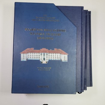 Maariften Milli Eğitime İstanbul Sicilleri  (3 Cilt Takım, Kutulu)