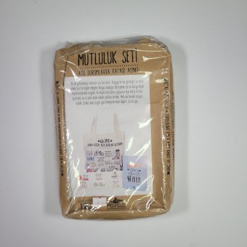 Mutluluk Seti (Kitap + Bez Çanta + Hediyeleriniz İçin 6 Adet Kart ve Zarf)