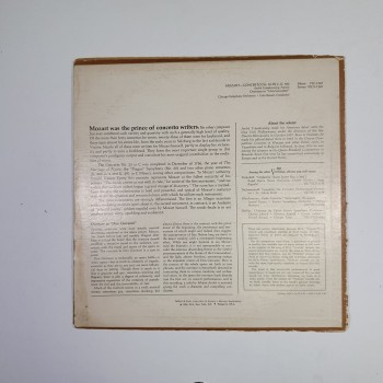 Mozart Concerto No.25 in C, K. 503 – Reiner Chicago Symphony / Rca